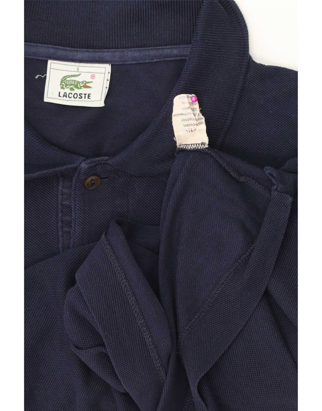 Lacoste Polo Homme Taille 5 Grand Coton Bleu Marine