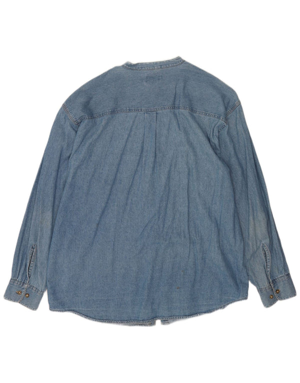 Faded Glory Chemise en Jean Homme XL Bleu Coton