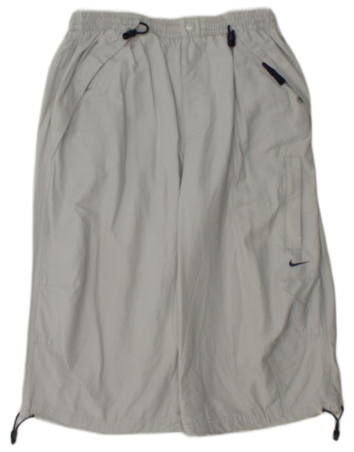 Nike Short de sport pour homme Petit gris Coton