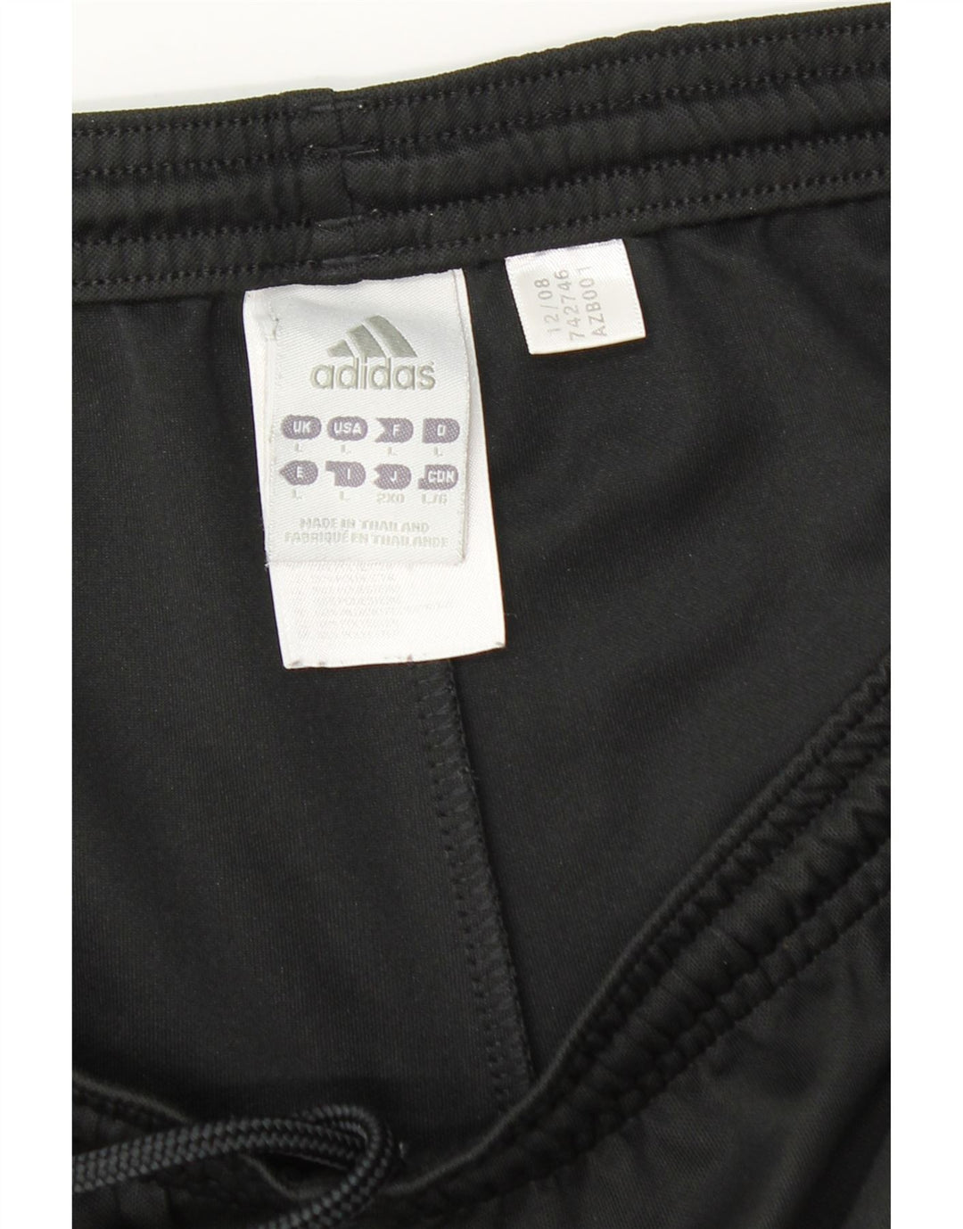 Adidas Short de sport Climalite pour homme, grand, noir, polyester