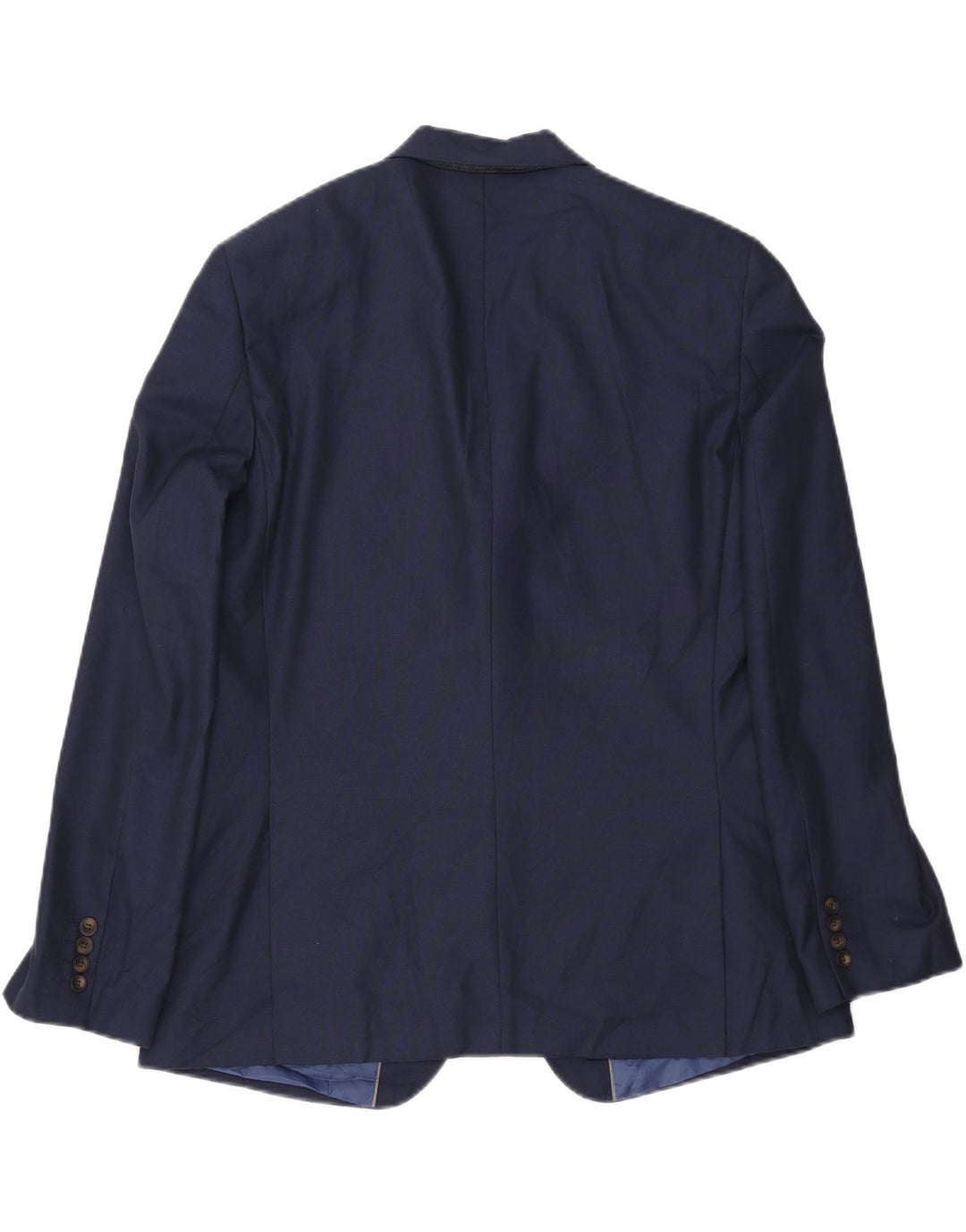 MARKS & SPENCER Veste Blazer Coupe Ajustée pour Homme UK 44 2XL Bleu Marine