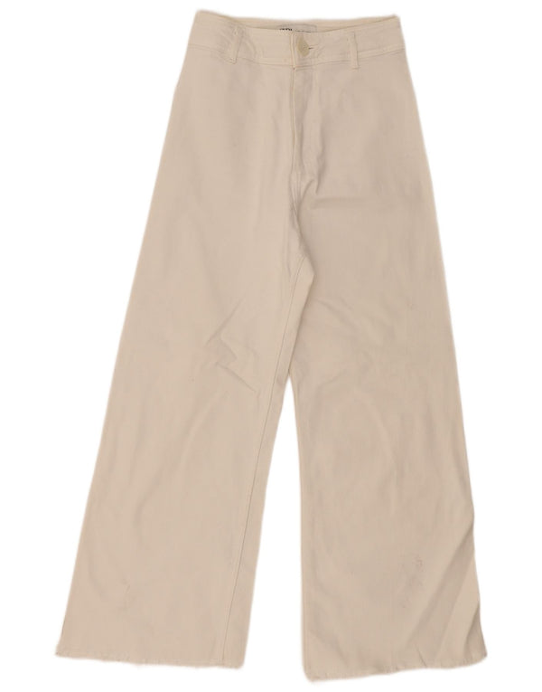 Zara Jean large pour femme EU 36 XS W26 L27 Blanc