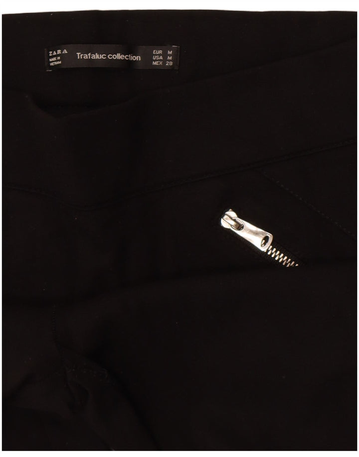 Zara Femmes Trafaluc Crop Leggings Moyen W28 L26 Noir