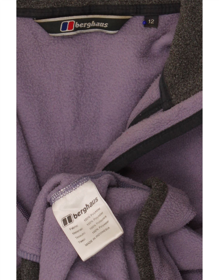 Berghaus Veste Polaire Femme UK 12 Violet Moyen Polyester Colorblock