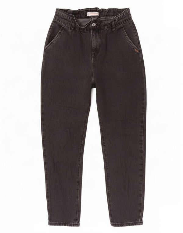 Zara Jean fuselé taille haute pour femme EU 32 2XS W22 L24 Noir