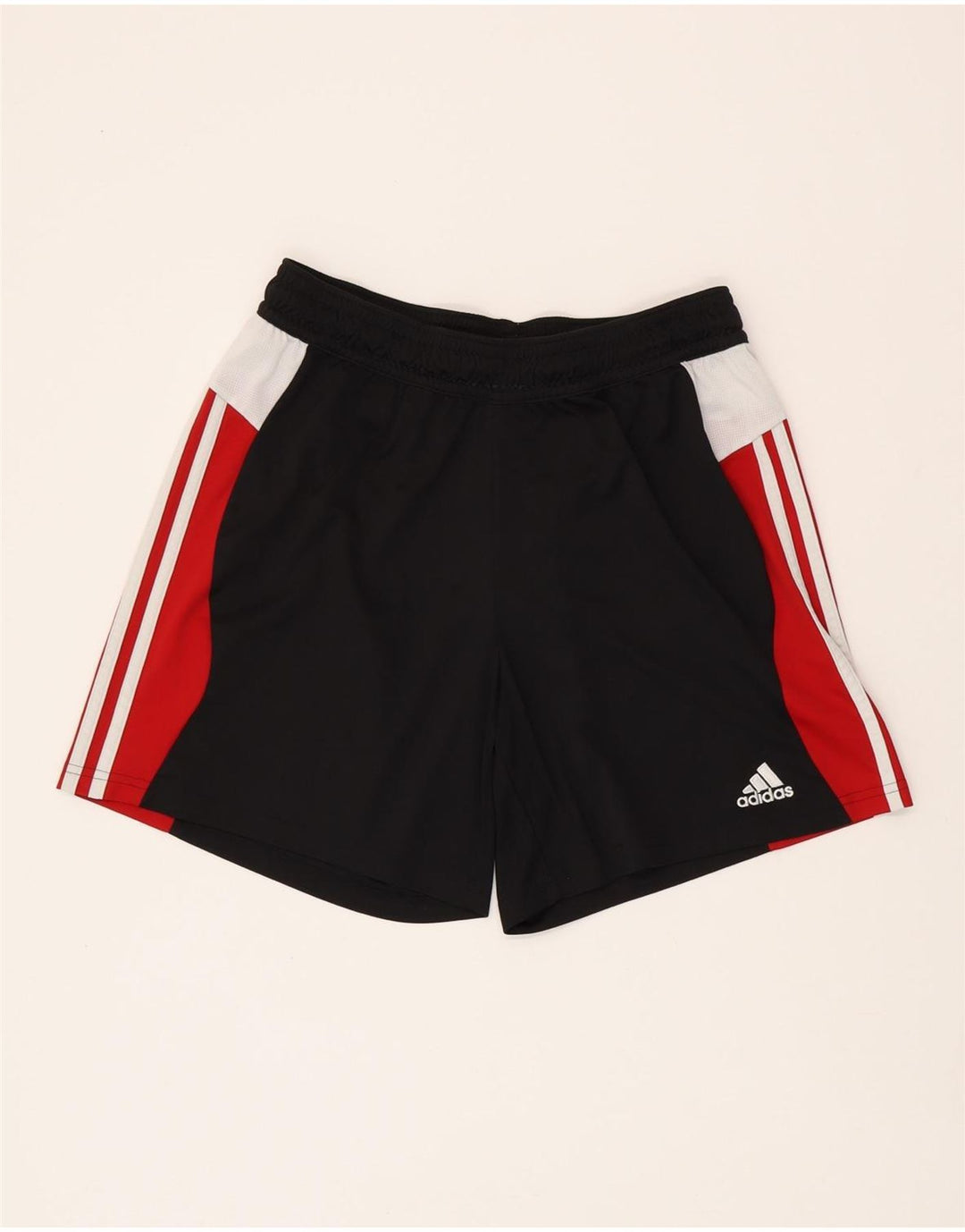 ADIDAS Short de sport Climacool pour femme UK 16/18 Large Noir Colourblock