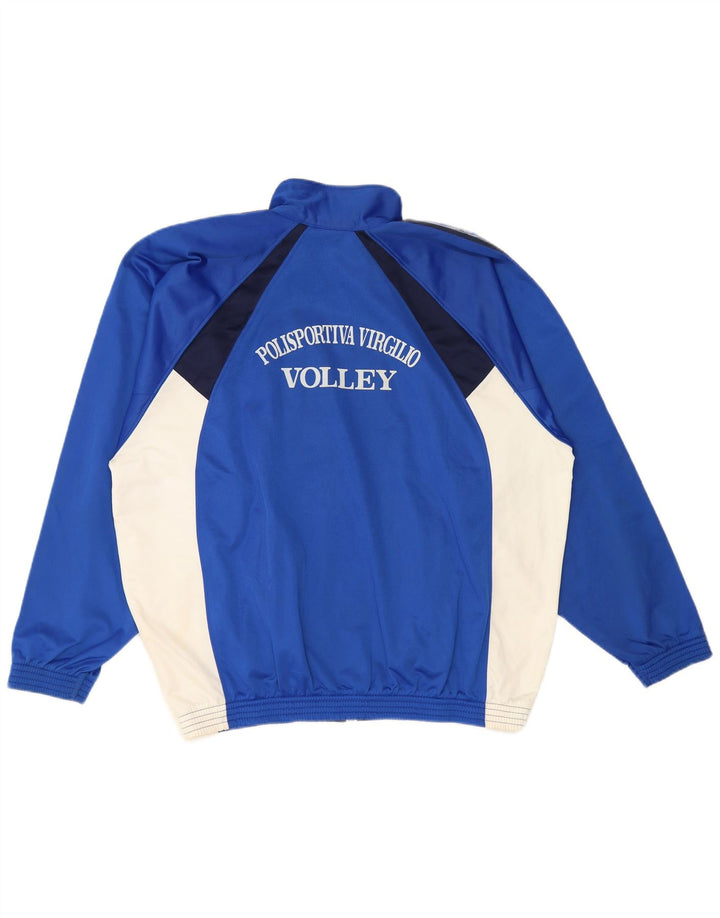 Champion Veste de survêtement graphique pour homme 2XL Bleu Colorblock Polyester