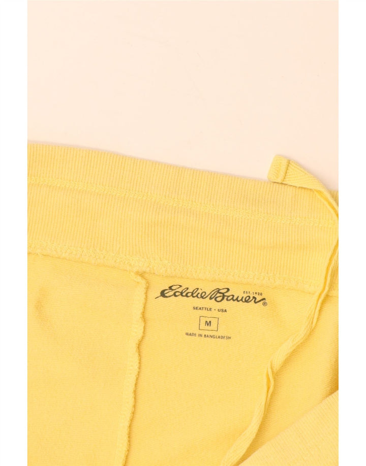 EDDIE BAUER Short de sport pour femme UK 14 Coton jaune moyen