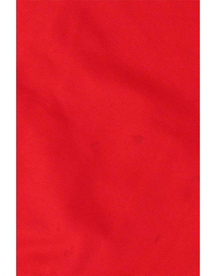 Arena Veste de Survêtement Graphique Homme Large Rouge Colorblock Coton