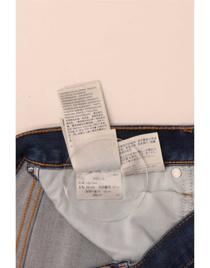 Levi's Jean 314 Shaping Straight Femme Bleu Coton W30 L31