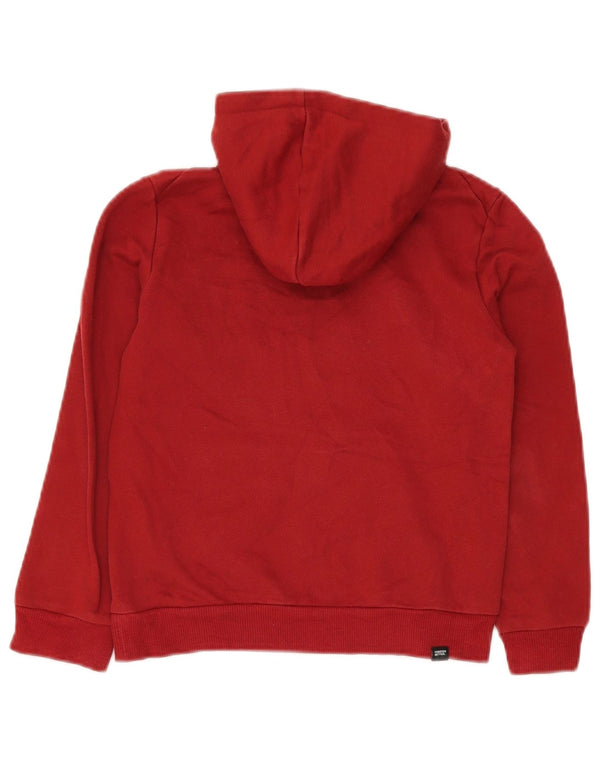 PUMA Pull à capuche graphique garçon 9-10 ans Rouge Coton