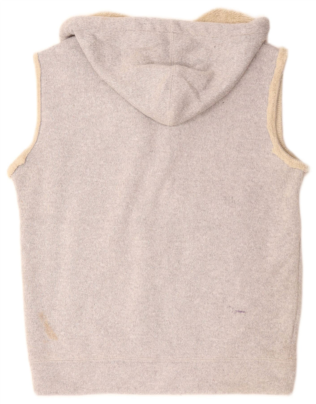 BILLABONG Pull à capuche zippé sans manches pour hommes petit gris polyester