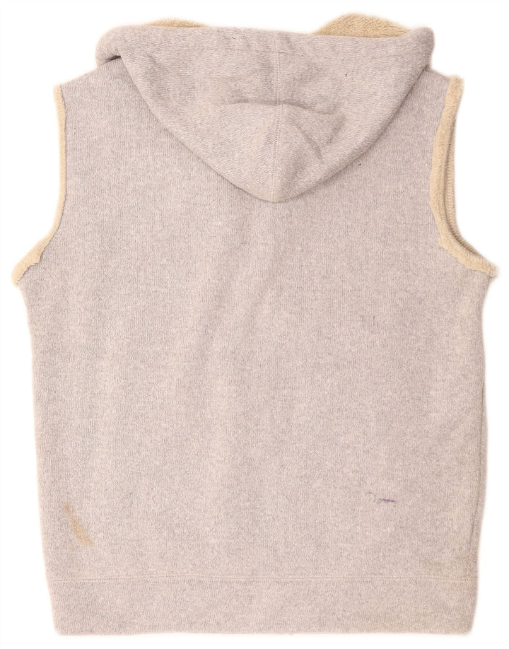 BILLABONG Pull à capuche zippé sans manches pour hommes petit gris polyester