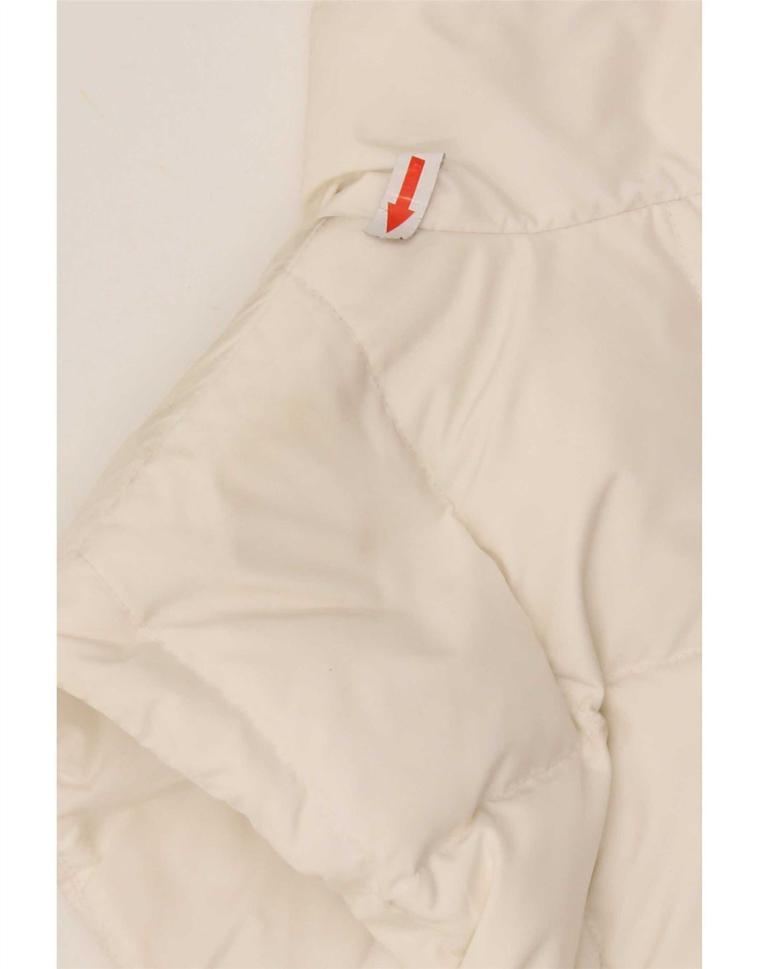 Tommy Hilfiger Gilet rembourré pour femme UK 14 Large Blanc Polyester