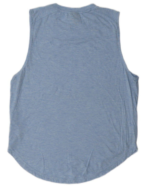 Adidas Débardeur Graphique Femme UK 16/18 Grand Bleu Coton