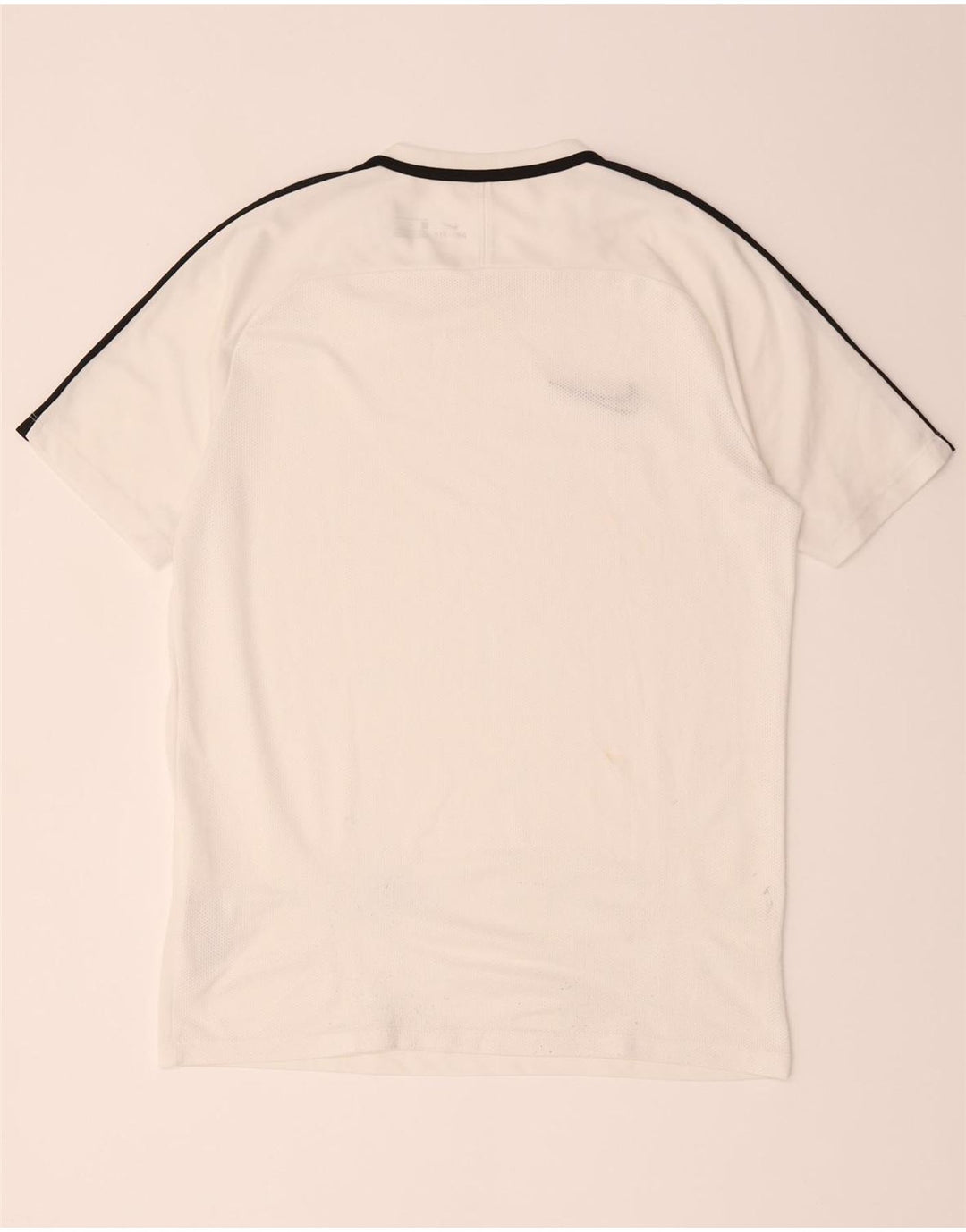 Nike Hommes Dri Fit T-Shirt Haut Large Blanc Colorblock Polyester