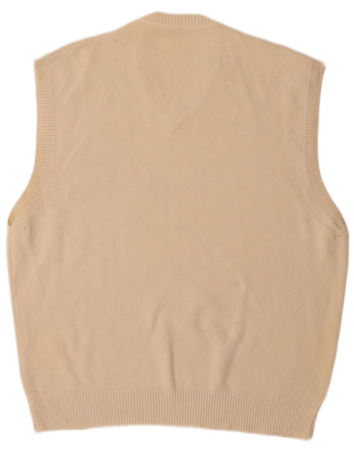 Zara Homme Gilet Débardeur Grand Coton Beige
