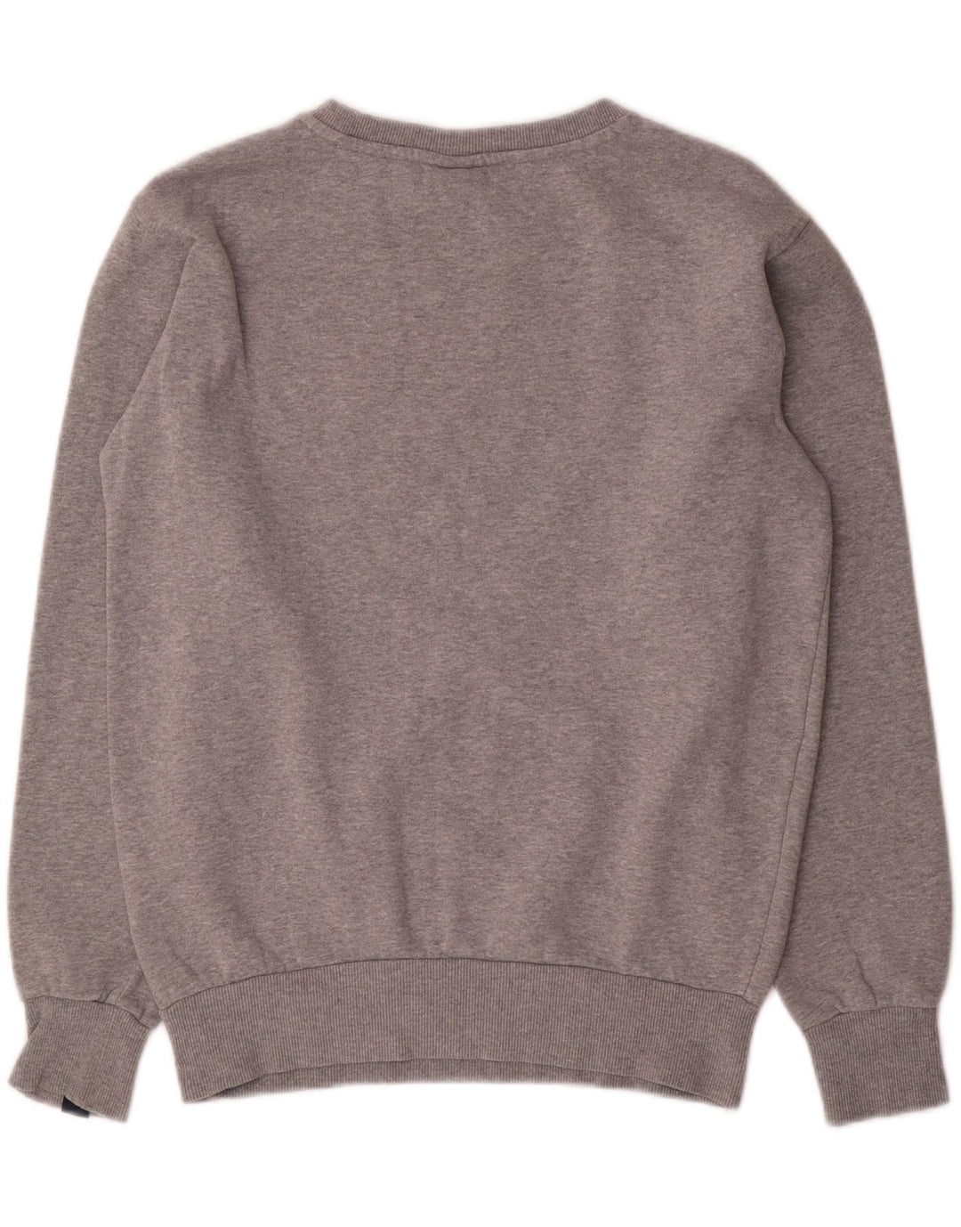 Ellesse Sweat-shirt surdimensionné graphique pour femme UK 8 Small Gris Coton