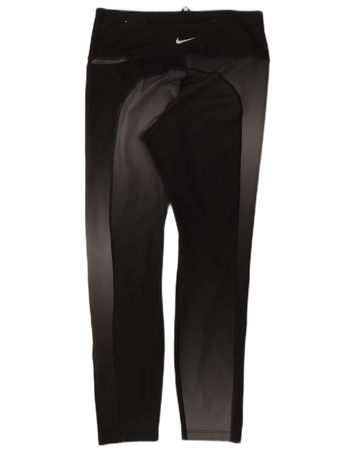 Nike Legging court Dri Fit pour femme UK 12 Noir moyen Polyester
