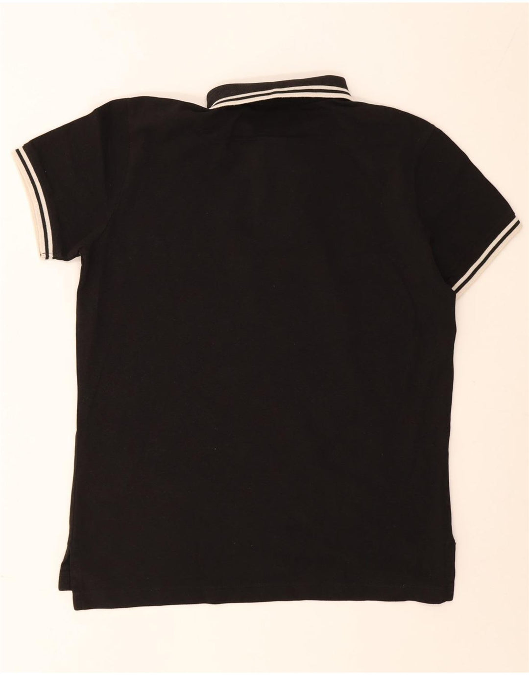 Jeckerson Polo Homme Coton Rayé Noir Moyen