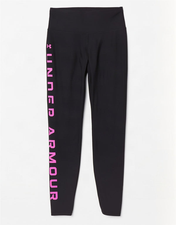 Under Armour Legging Heat Gear Graphic pour femme UK 10 Small Noir Polyester