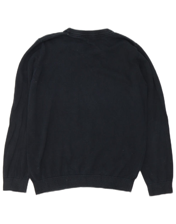 Marks & Spencer Pull col V pour garçon 13-14 ans Noir Coton