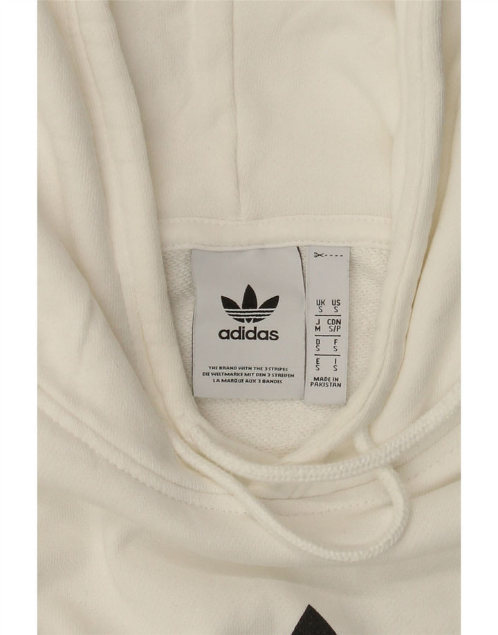 Adidas Pull à capuche graphique pour homme Petit Blanc