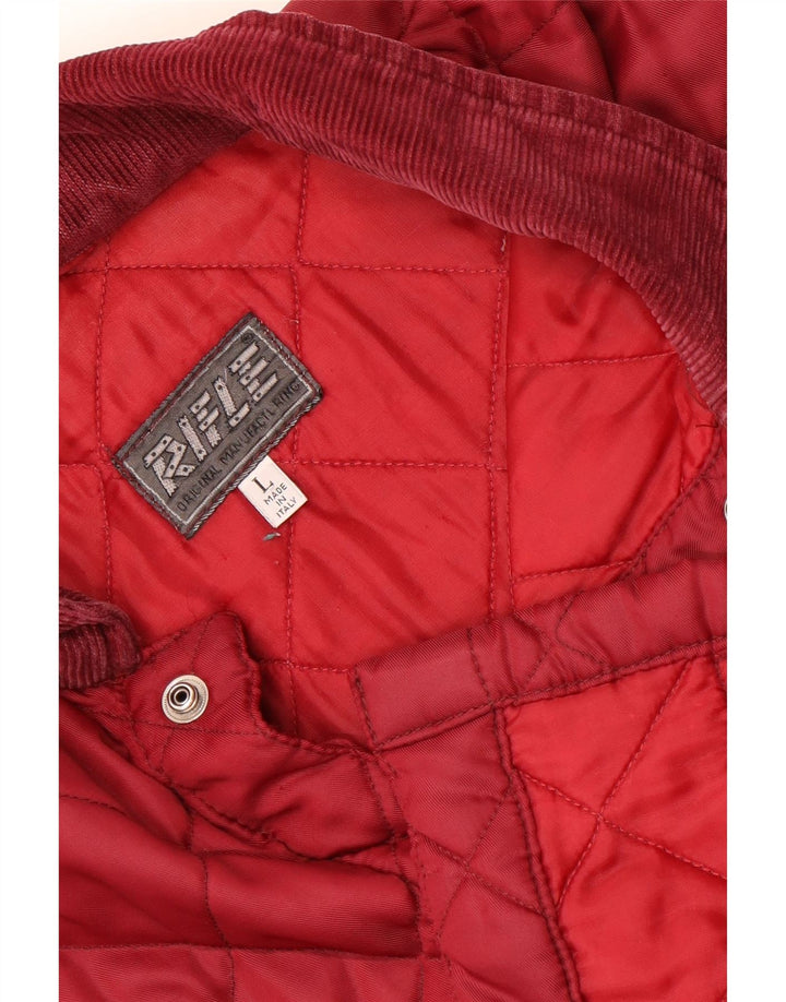 Rifle Veste matelassée pour homme UK 40 Large Rouge