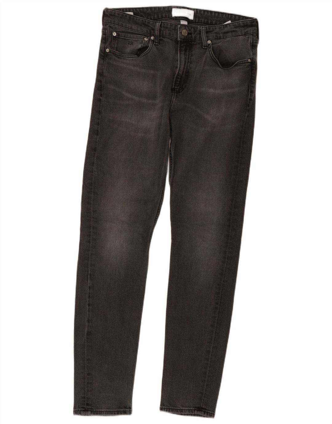 Calvin Klein Jean Slim Homme W33 L32 Gris Coton