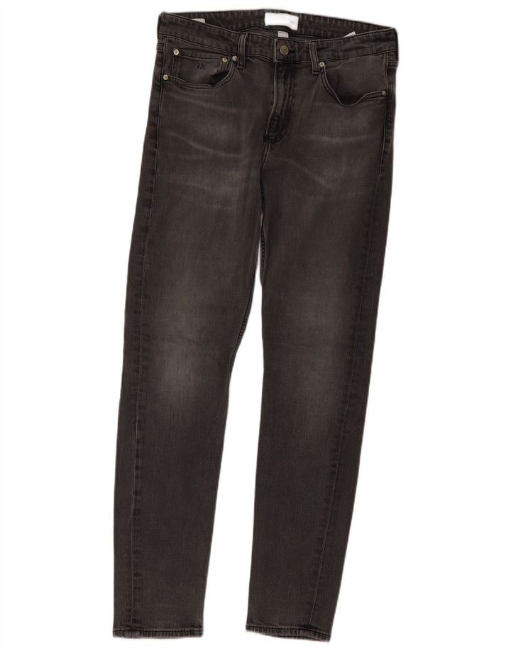 Calvin Klein Jean Slim Homme W33 L32 Gris Coton