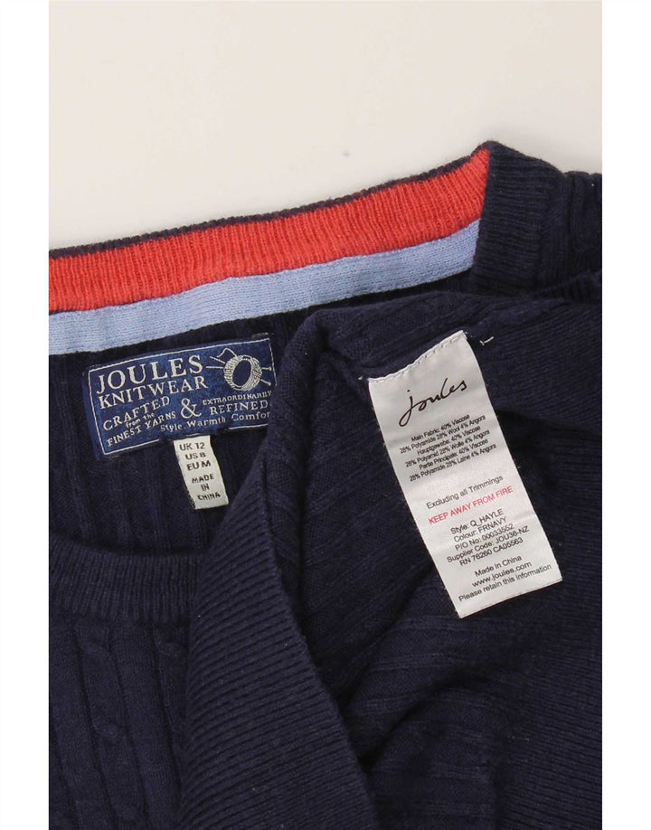 Joules Pull col bateau pour femme UK 12 Bleu marine moyen Polyamide