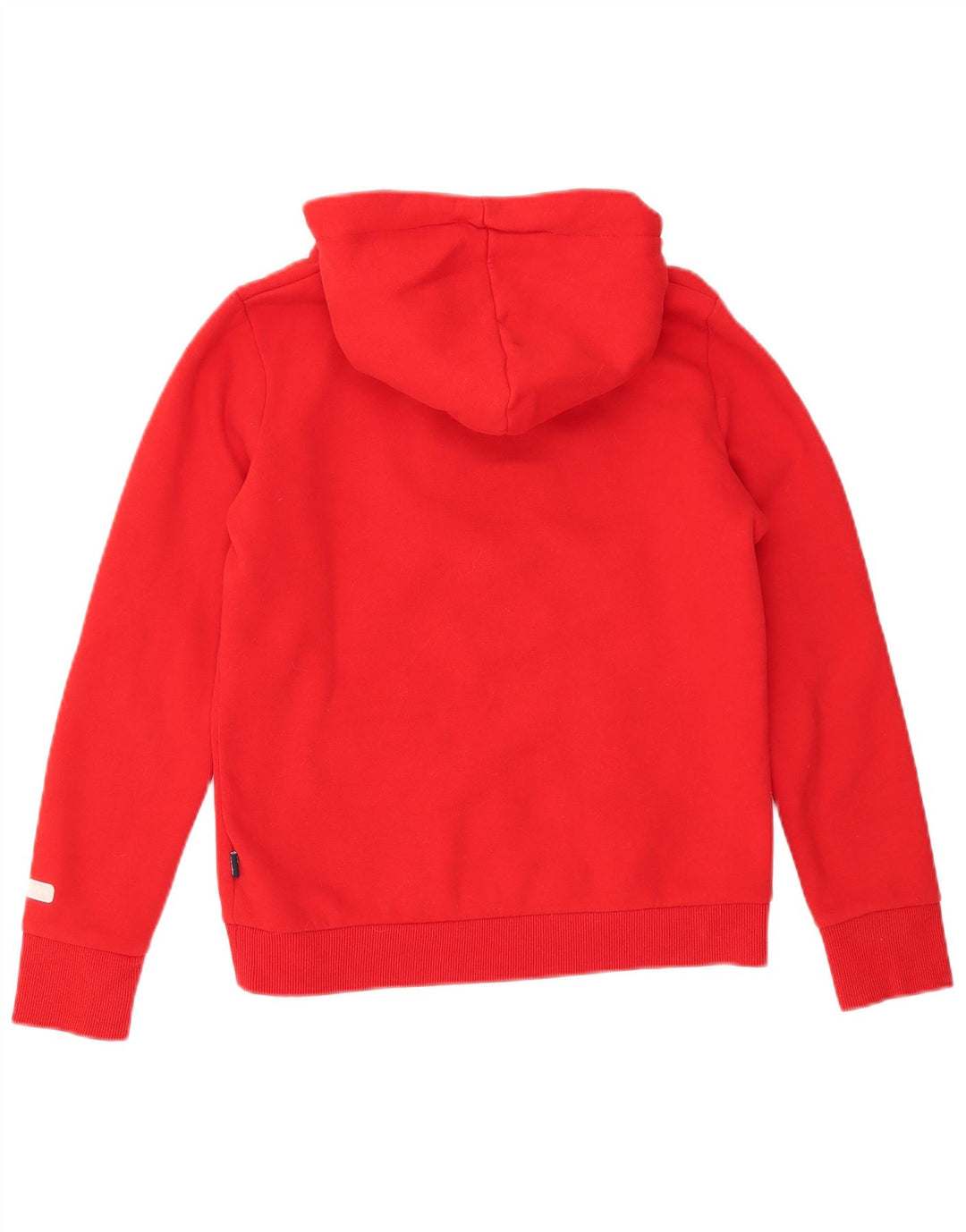 SUPERDRY Pull à capuche graphique pour femme UK 12 Rouge moyen Coton