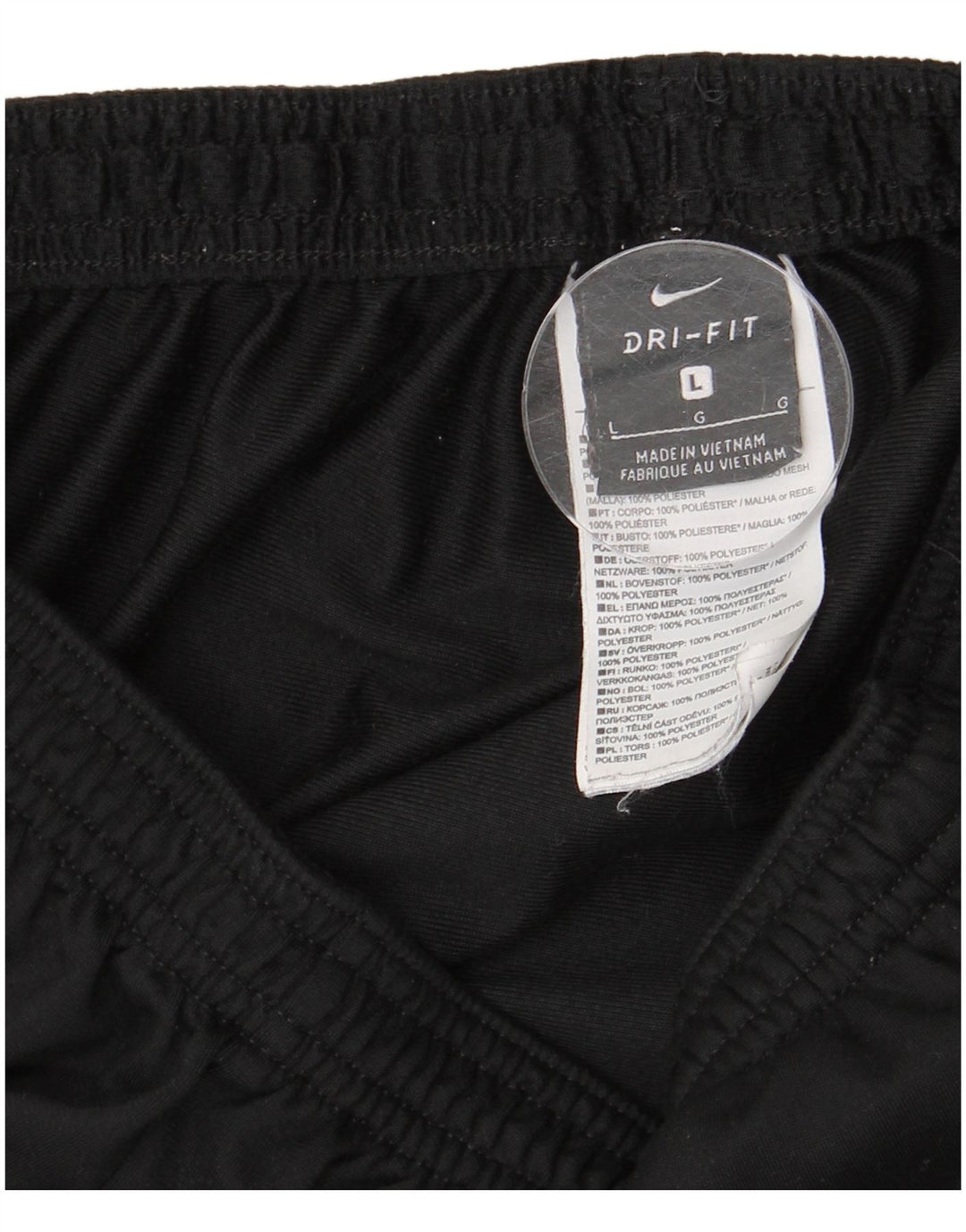 NIKE Pantalon de survêtement Dri Fit pour hommes Large Noir Polyester