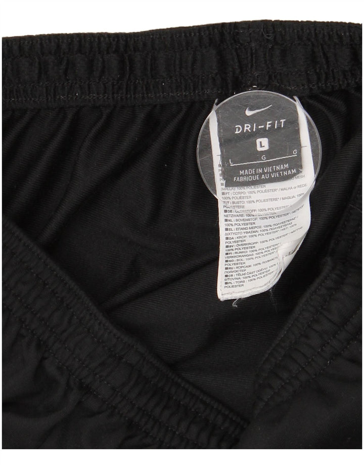 NIKE Pantalon de survêtement Dri Fit pour hommes Large Noir Polyester