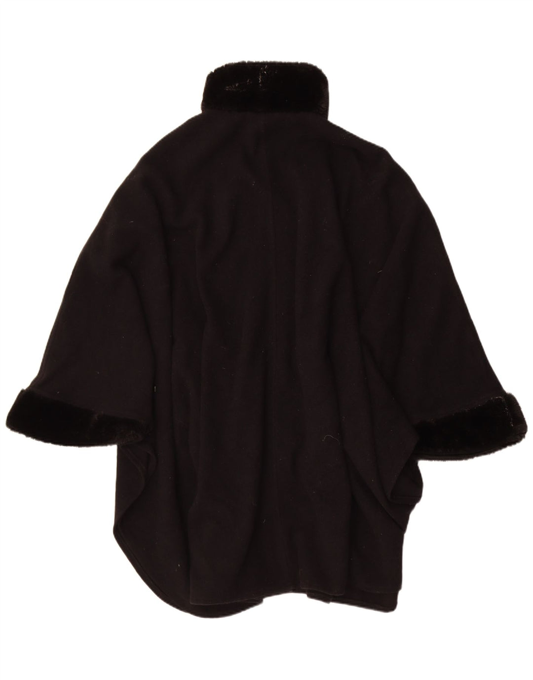 Manteau Poncho Femme Vintage Taille Unique Noir