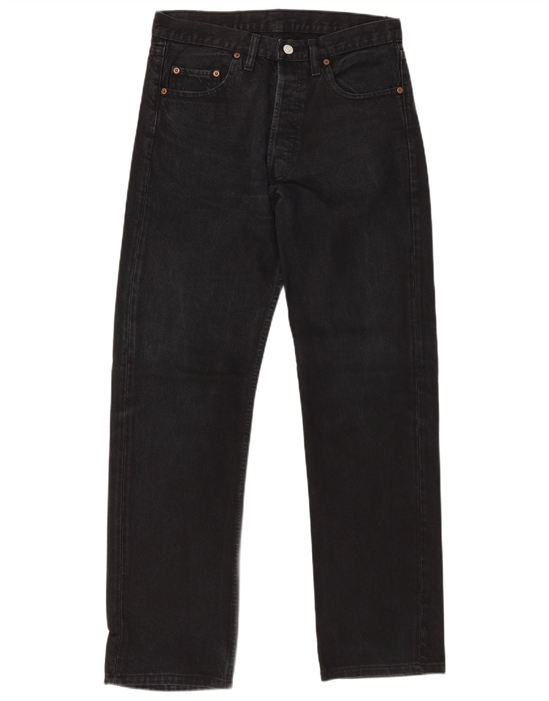 LEVI'S Jean Droit 501 Homme W32 L32 Noir Coton