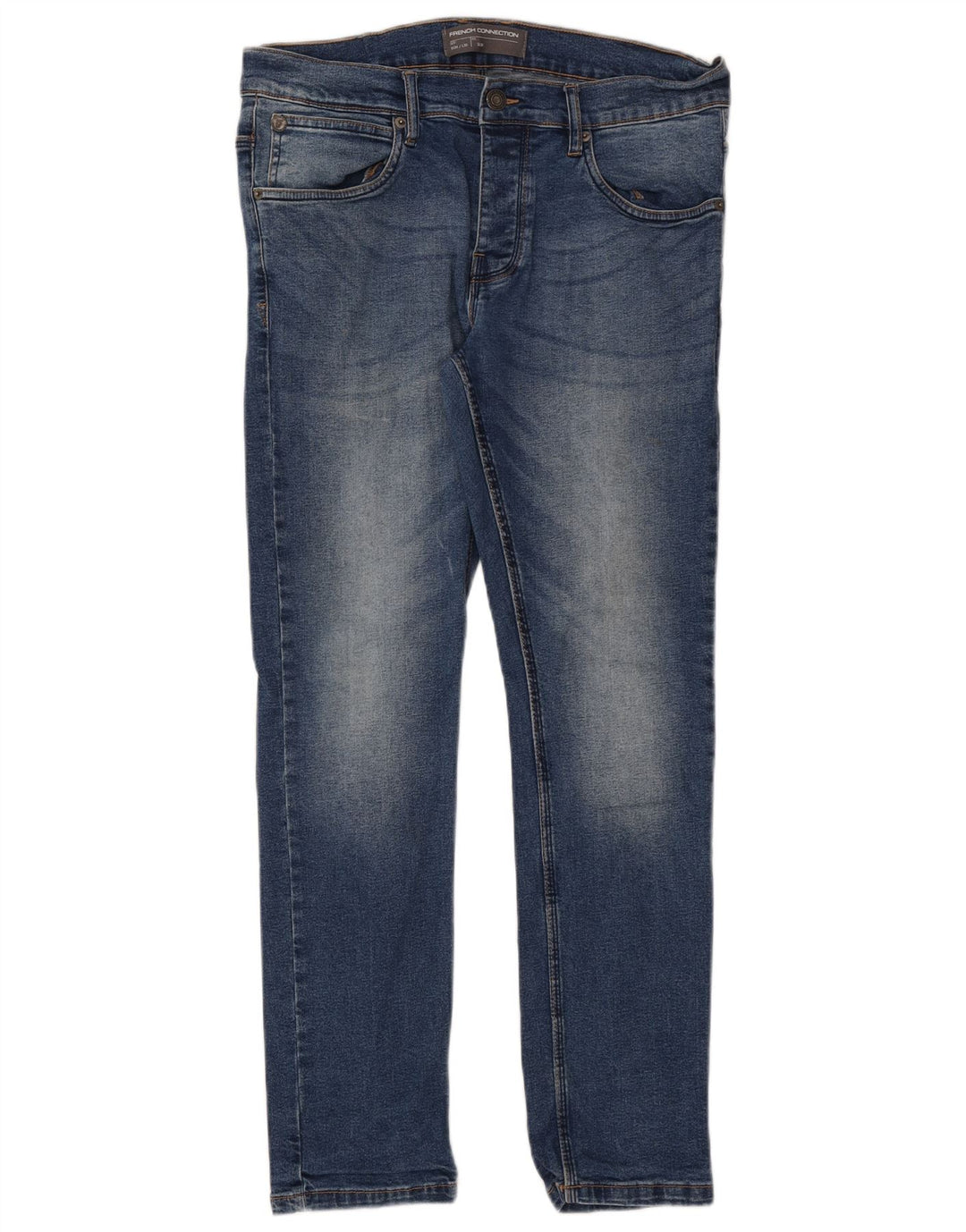 FRENCH CONNECTION Jean Slim Homme W34 L30 Bleu Coton