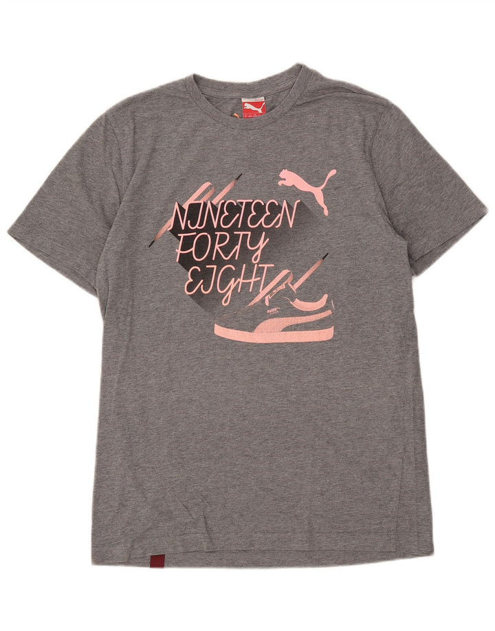 Puma Tee-Shirt Graphic Homme Gris Moyen