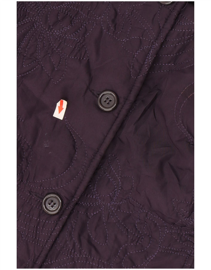 Marks & Spencer Manteau autographe pour femme UK 18 XL Violet Polyester