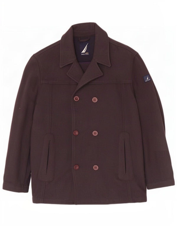 Nautica Caban Homme UK 40 Large Bleu Marine Polyamide