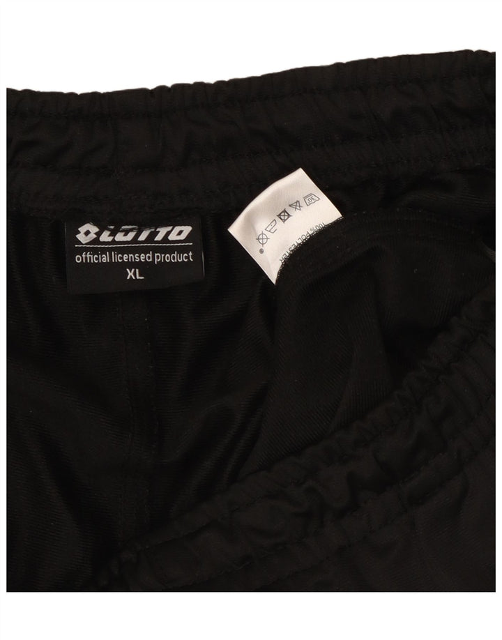Lotto Pantalon de Survêtement Homme Joggers XL Noir Polyester