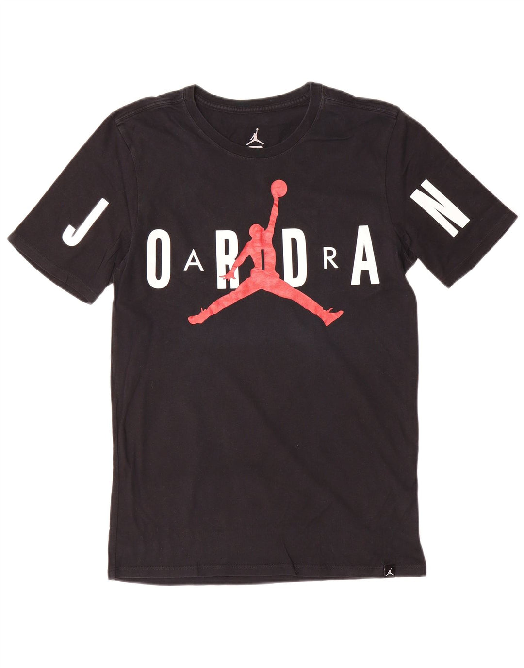 Jordan T-shirt graphique pour homme Petit coton noir