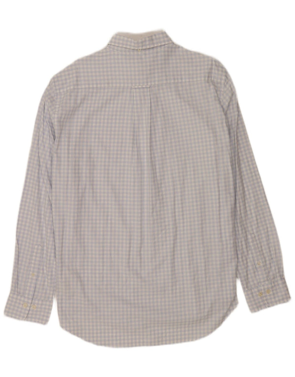 Gant Chemise Regular Fit Homme Taille 43/44 17 1/2 XL Bleu Vichy Coton