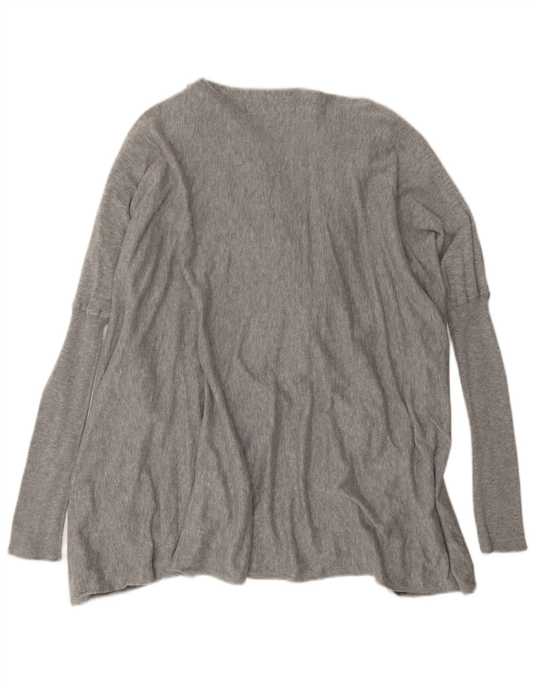 All Saints Pull surdimensionné à col en V pour femme UK 14 Gris moyen