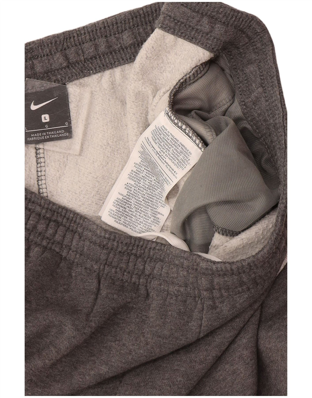 Nike Pantalon de survêtement pour homme en coton gris Taille L