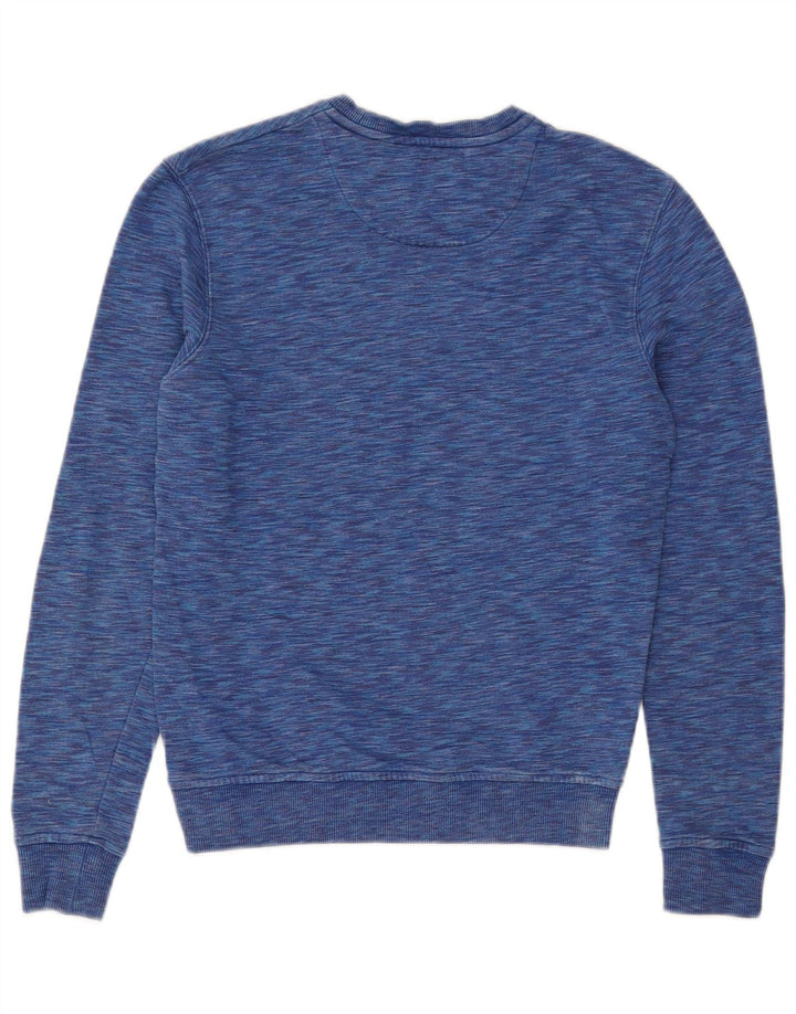 LYLE & SCOTT Sweat-shirt surdimensionné pour femme UK 6 XS Bleu moucheté