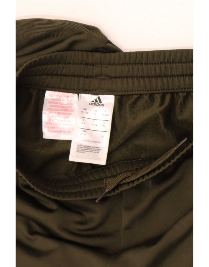 Adidas Pantalon de Survêtement Garçon 11-12 ans Kaki Polyester