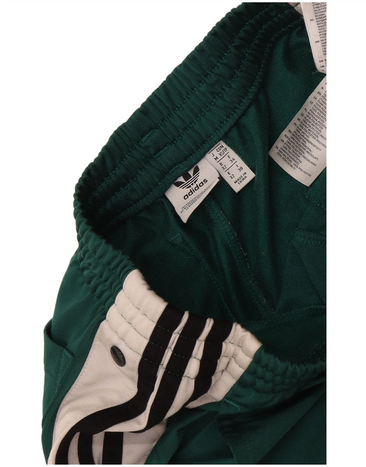 Adidas Short de sport graphique pour femme en polyester color block vert moyen
