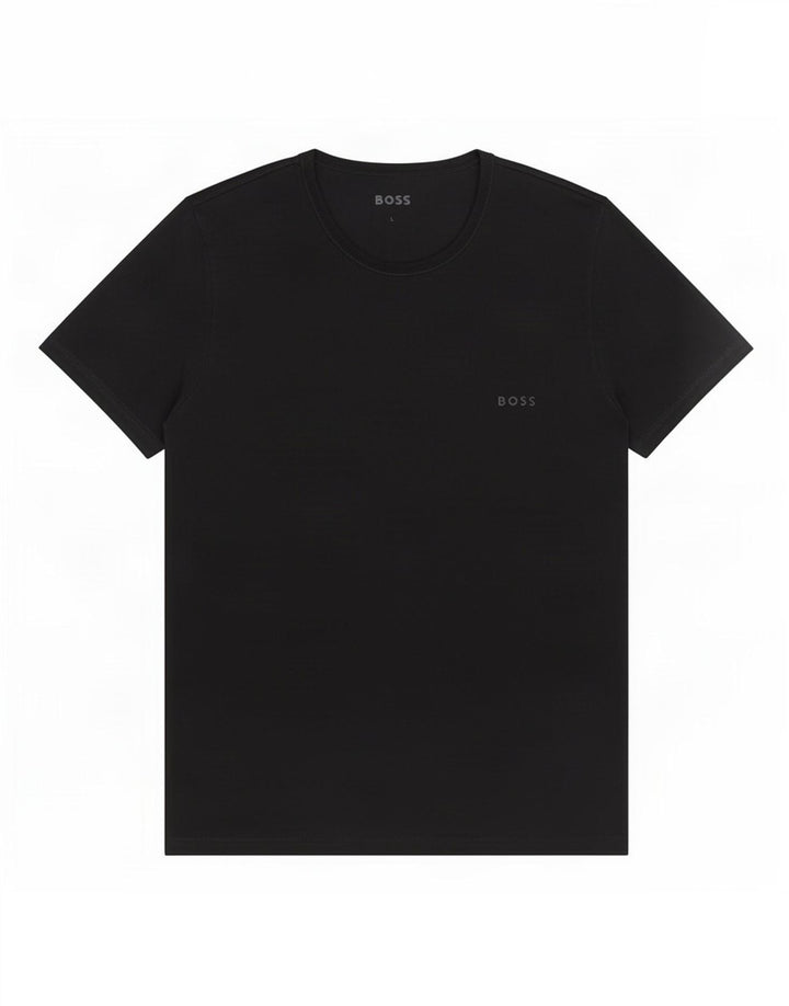Hugo Boss Hommes T-Shirt Top Large Noir Coton
