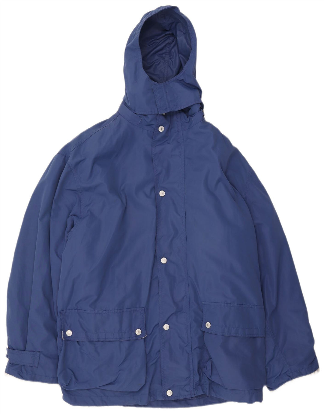 American System Veste coupe-vent à capuche pour homme UK 40 Large Bleu marine